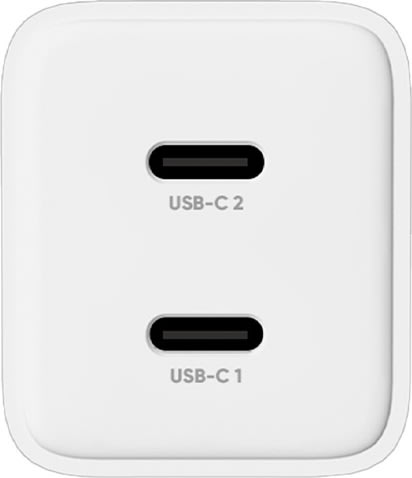 Allity Oplader, 2x USB-C, 45W - Hvid