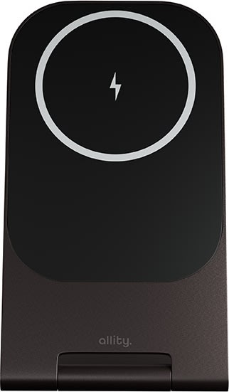 Allity Trådløs oplader, 15WMS, Graphit - AWC-200