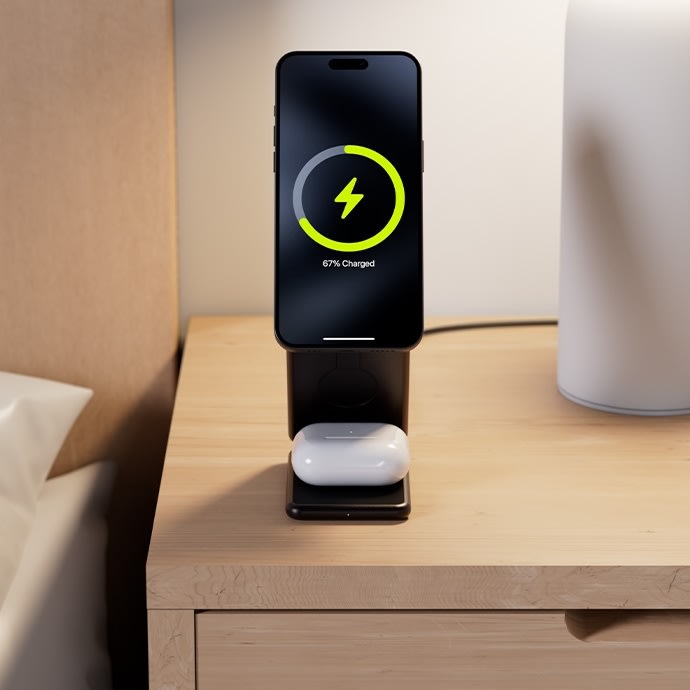 Allity Trådløs oplader, 3-i-1 - AWC-230-22WMS