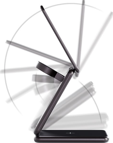 Allity Trådløs oplader, 3-i-1 - AWC-230-22WMS