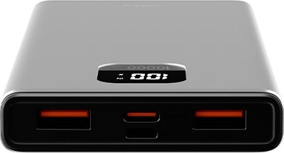 Allity Powerbank, 22,5W, Grå - APB-100