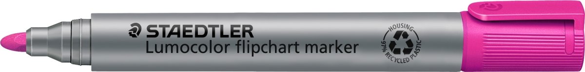 Staedtler 356 Flipover Marker | Lyserød