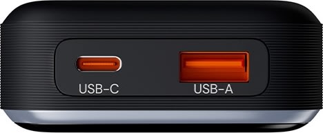 Allity Powerbank, 33W, 10000 mAh - Grå