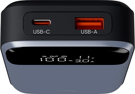 Allity Powerbank, 33W, 10000 mAh - Grå