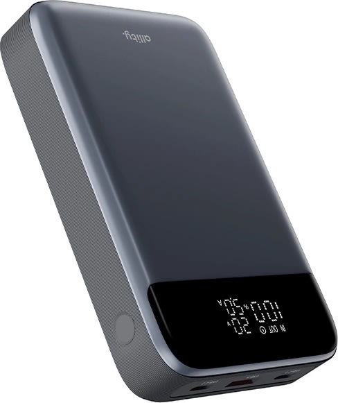 Allity Powerbank, 33W, 10000 mAh - Grå