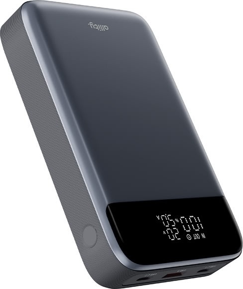 Allity Powerbank, 130W, 19200 mAh - Grå