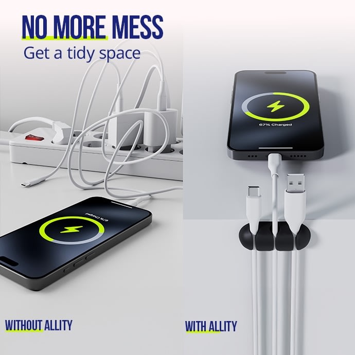 Allity Kabelorganisator, 3-Pak - ASA-400