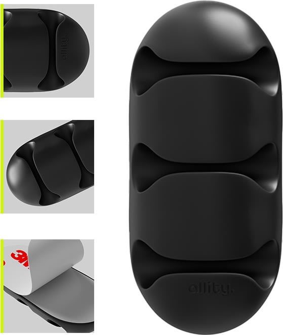 Allity Kabelorganisator, 3-Pak - ASA-400