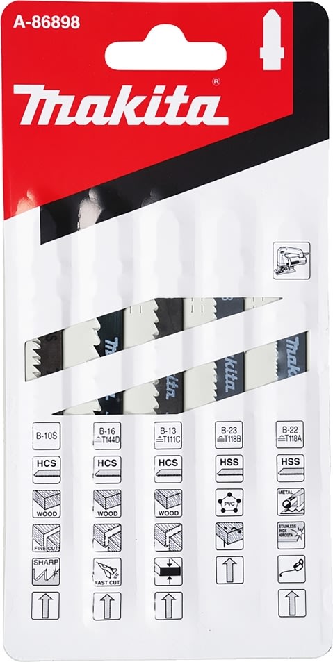 Makita Stiksavklingesæt, 5 stk.