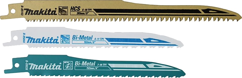 Makita Bajonetsavklingesæt, 3 stk.