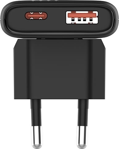 Allity Oplader, 1x USB-C, 1x USB-A, 65W - Sort