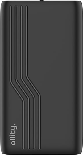 Allity Oplader, 1x USB-C, 1x USB-A, 65W - Sort