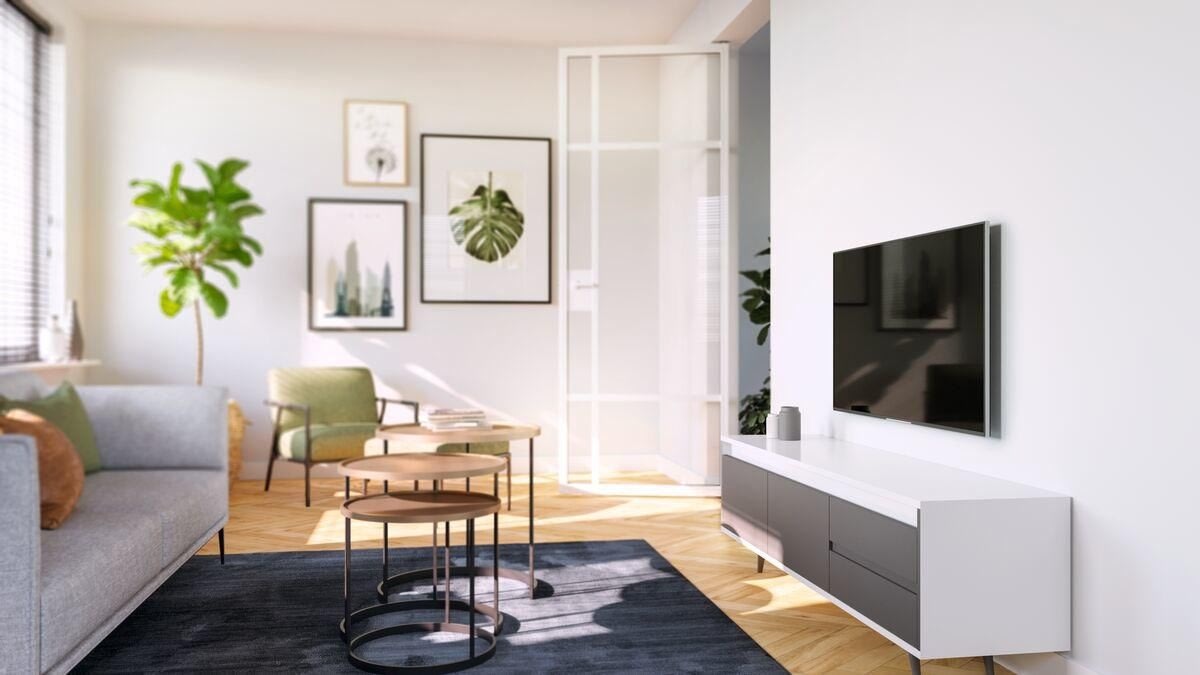 Vogel's TV-vægbeslag, sort - TVM 3295