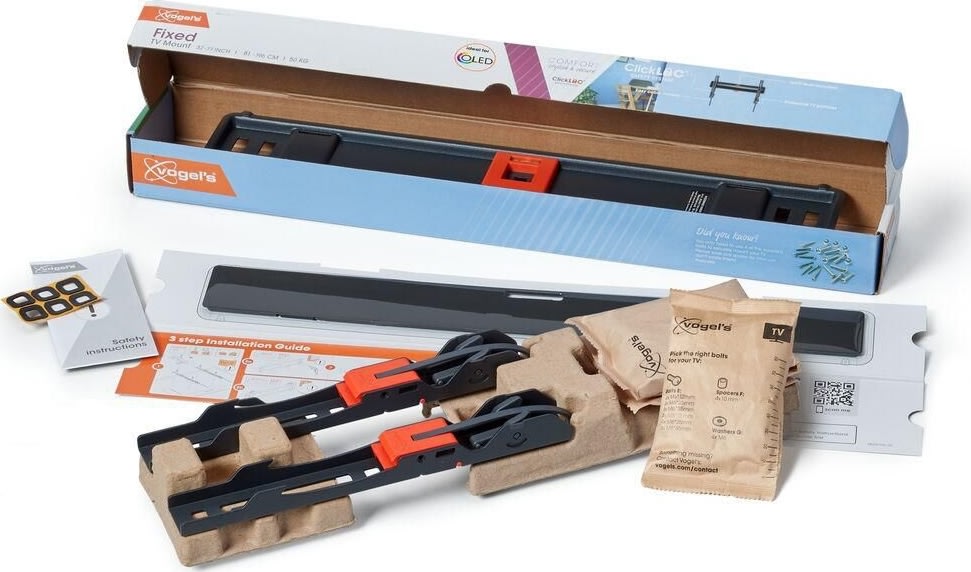 Vogel's TV-vægbeslag, sort - TVM 3405