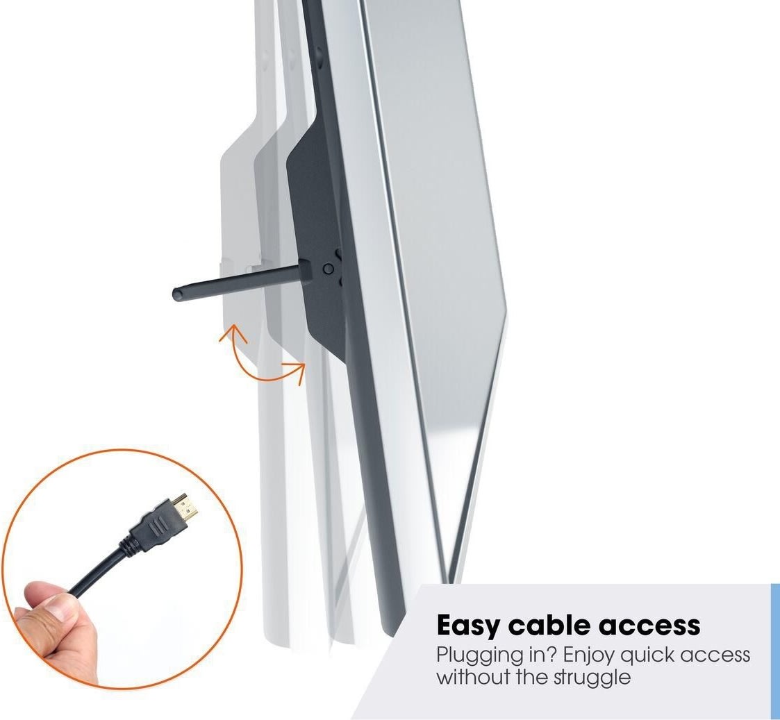 Vogel's TV-vægbeslag, sort - TVM 3405