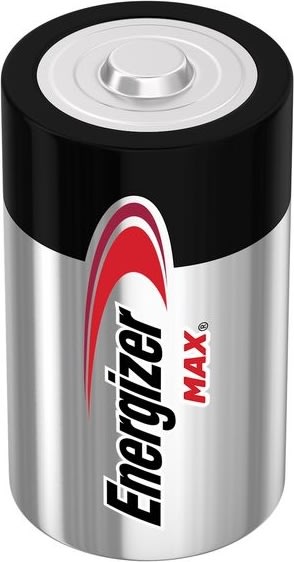 Energizer Max Alkaline D batteri, 2 stk.