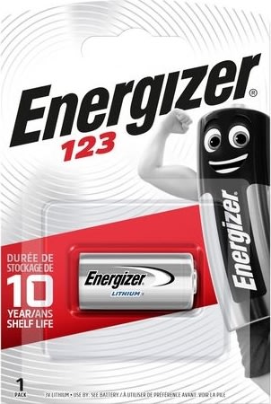 Energizer Lithium Photo 123 batteri, 1 stk.