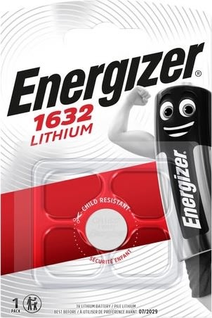 Energizer Lithium CR1632 knapcelle batteri, 1 stk.