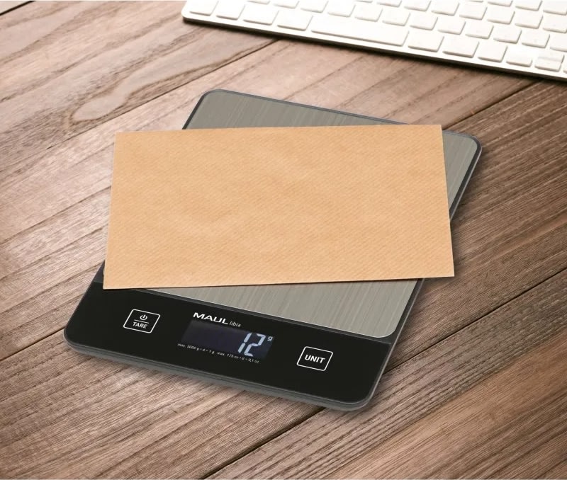 Maul Brevvægt, 5000 g, batteri - MAULibra