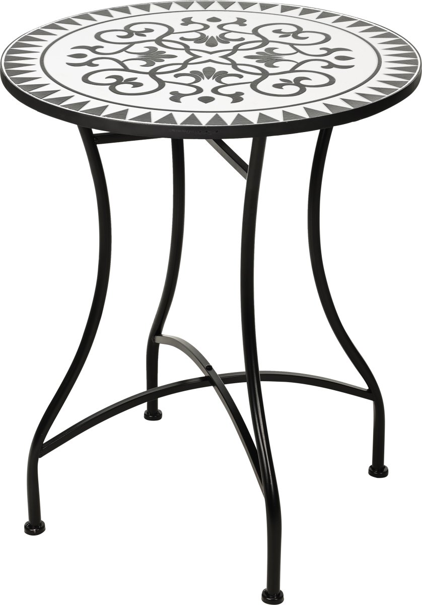 Bistro Oxford mosaik cafébord, jern