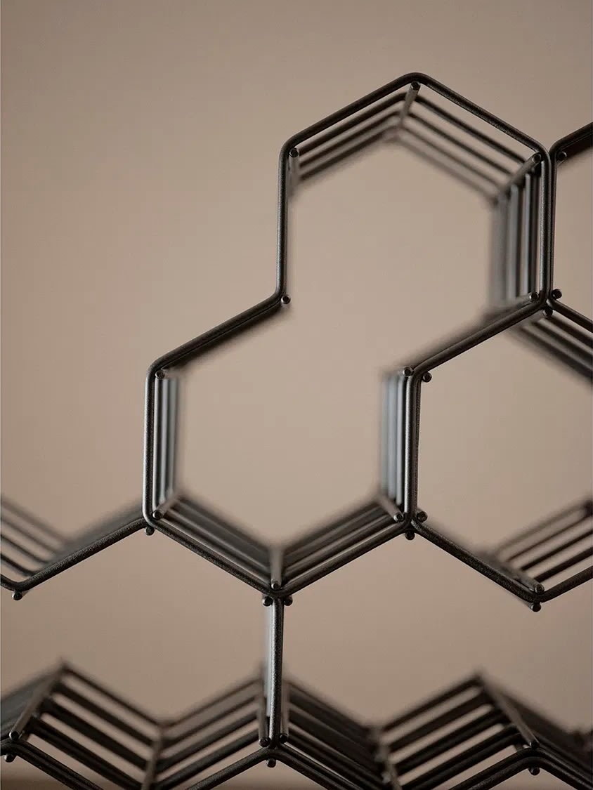 Zone Rocks Vinreol Modul, 2 pladser, sort