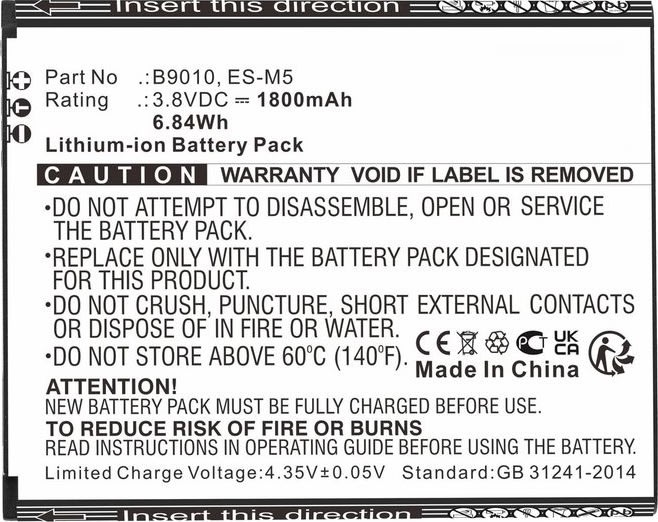 CoreParts Batteri til D-Link Mobile, 6,84Wh Li-ion