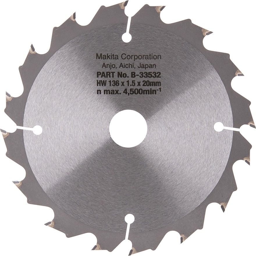 Makita HM-savklinge, Ø136mm, 16T