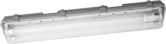 Osram 2x LED-Armatur, Damptæt  - 7W, 4000K