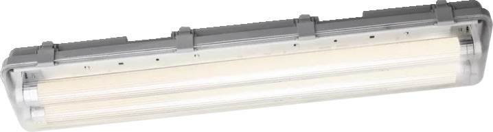 Osram 2x LED-Armatur, Damptæt  - 7W, 4000K