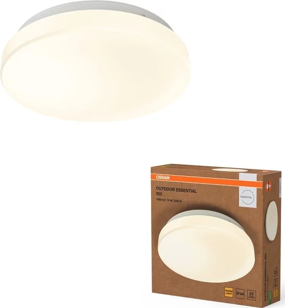Osram LED-Armatur, Udendørs, Hvid - 18W