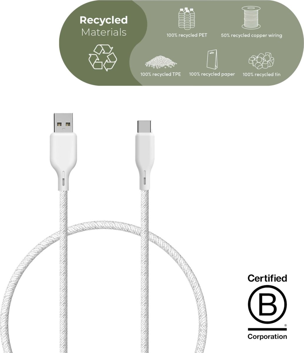 UPSTRÖM Ëssentials USB-C til USB-A kabel, 1,2m, 60