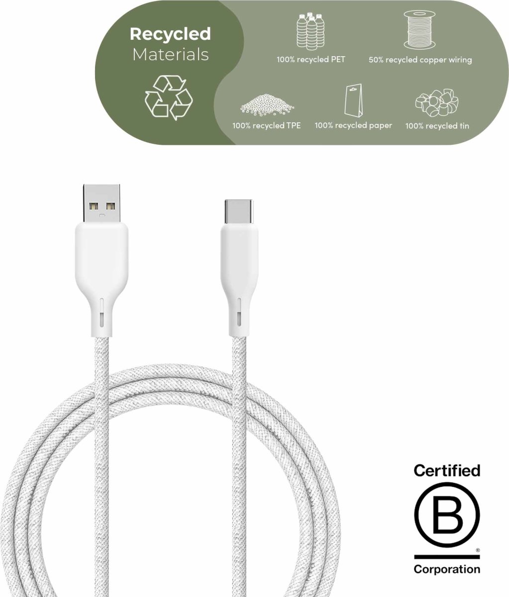 UPSTRÖM Ëssentials USB-C til USB-A kabel, 2,5m, 60
