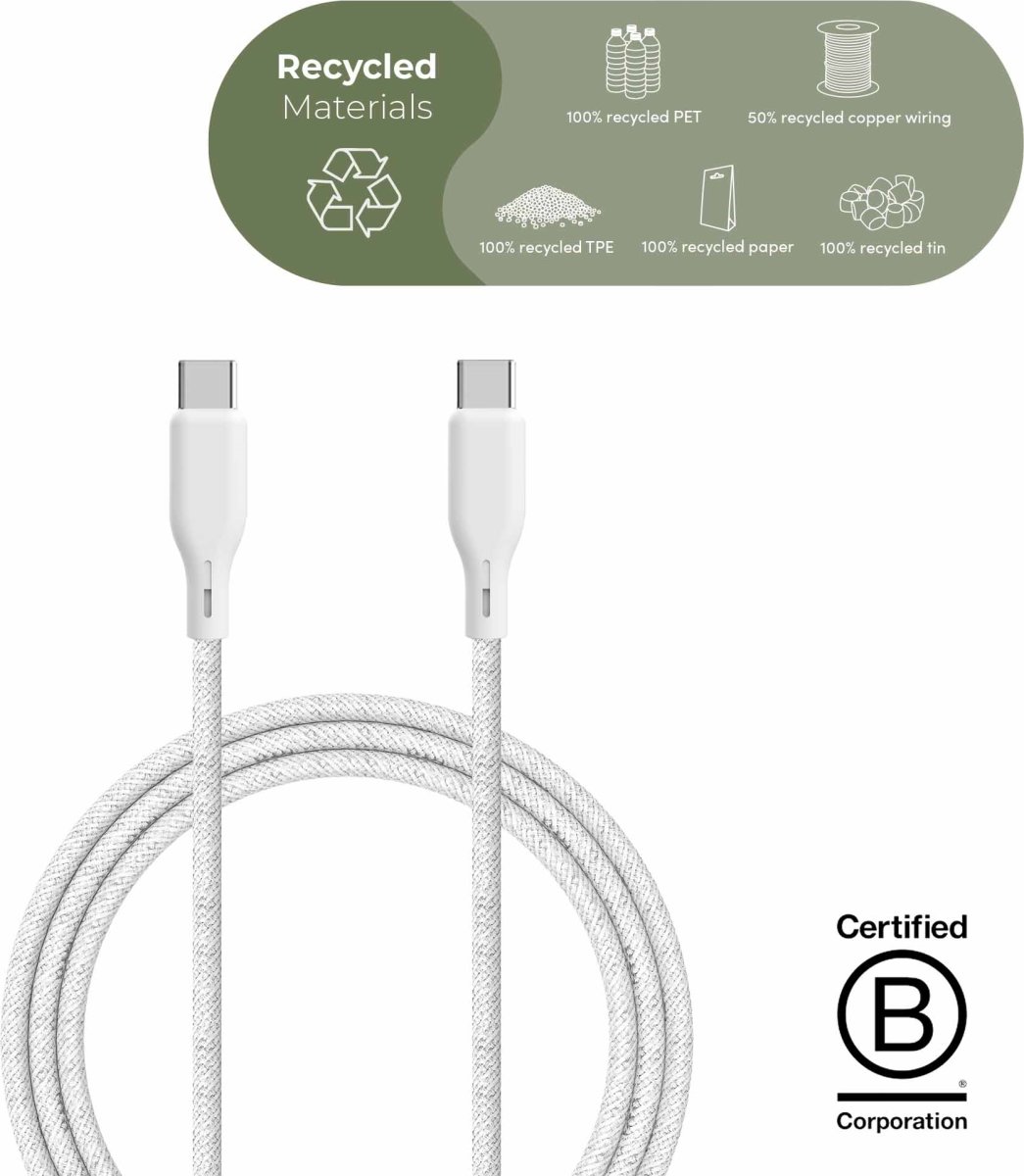 UPSTRÖM Ëssentials USB-C opladerkabel, 2,5m, 100W