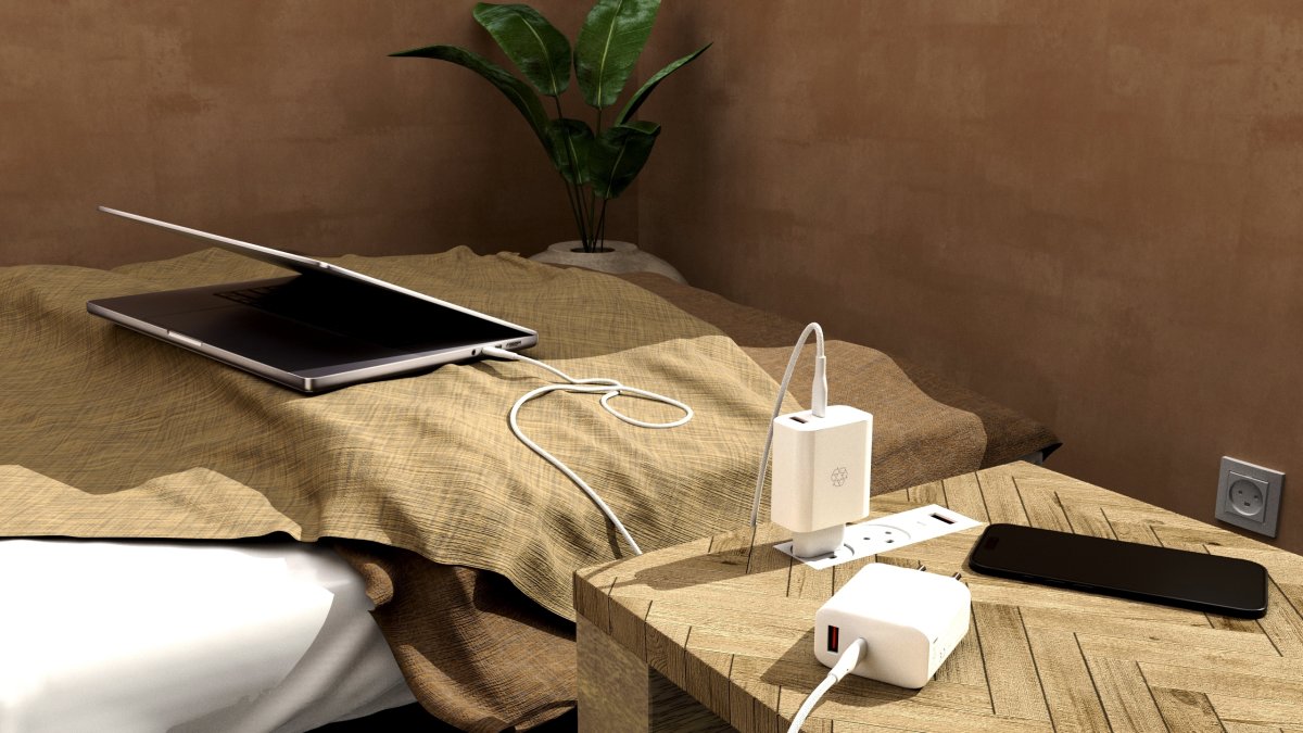 UPSTRÖM Ëssentials USB-C opladerkabel, 2,5m, 100W