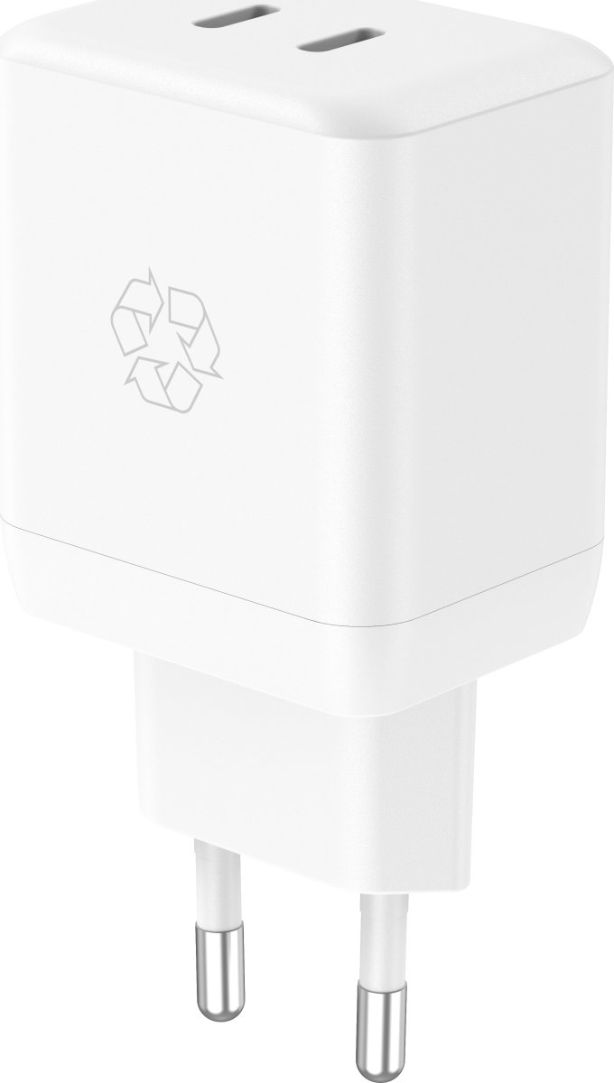 UPSTRÖM Ëssentials 35W GaN USB-C Oplader, hvid