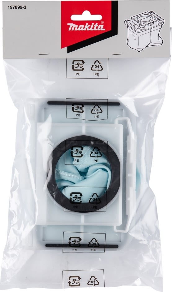 Makita Støvpose stof, 2L, til rygstøvsuger VC008GZ