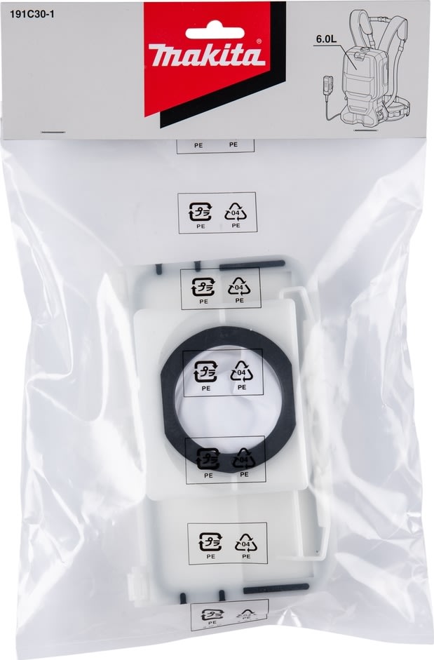 Makita Støvpose stof til rygstøvsuger DVC660Z