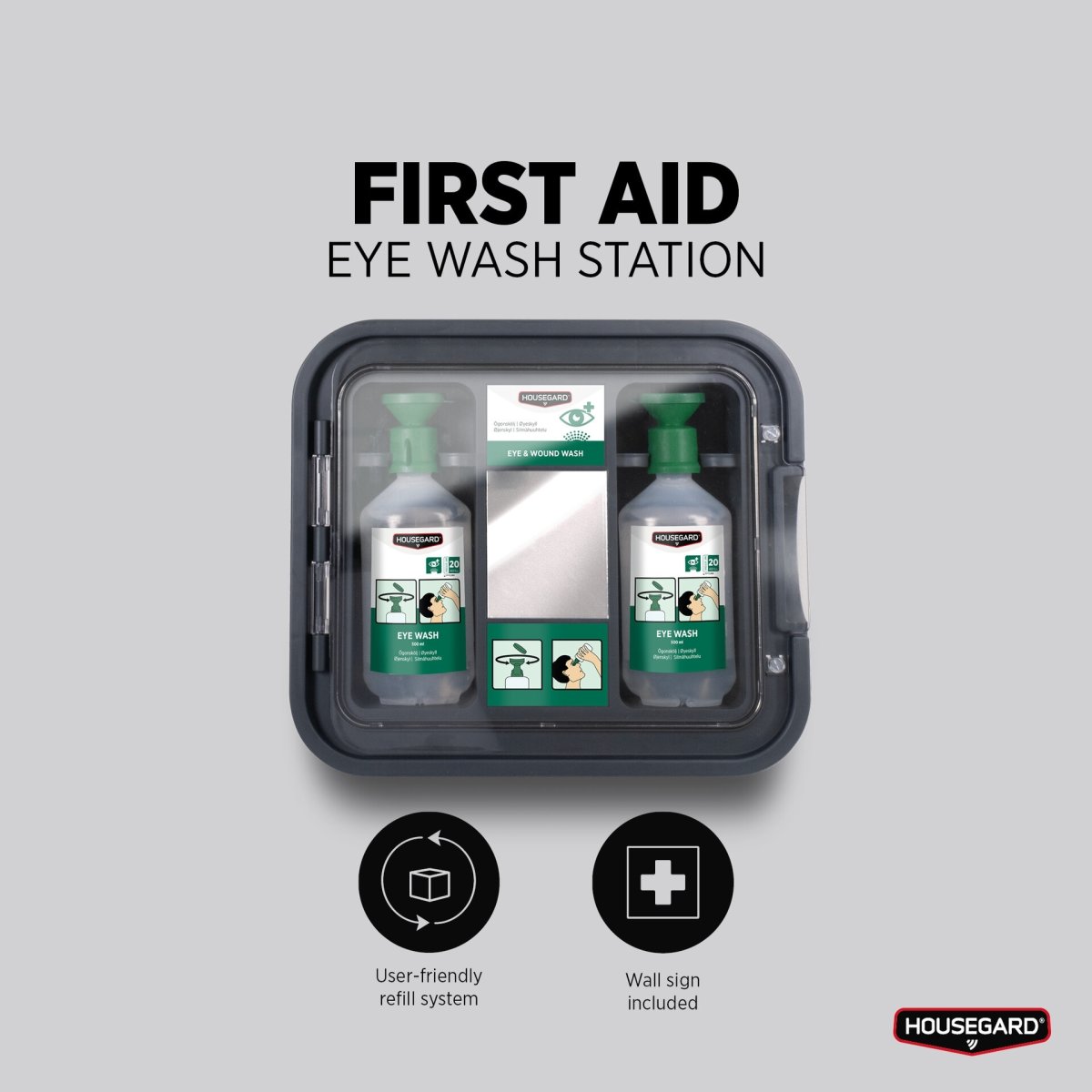 Housegard Øjenskylle-station