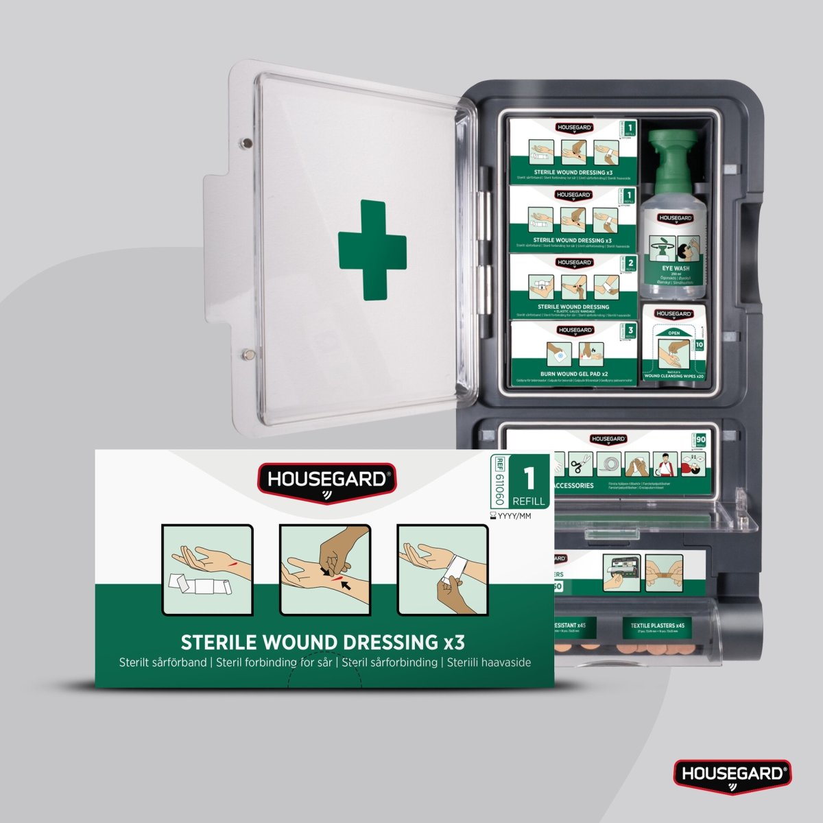 Housegard Sterilt sårforbinding - 3-Pak