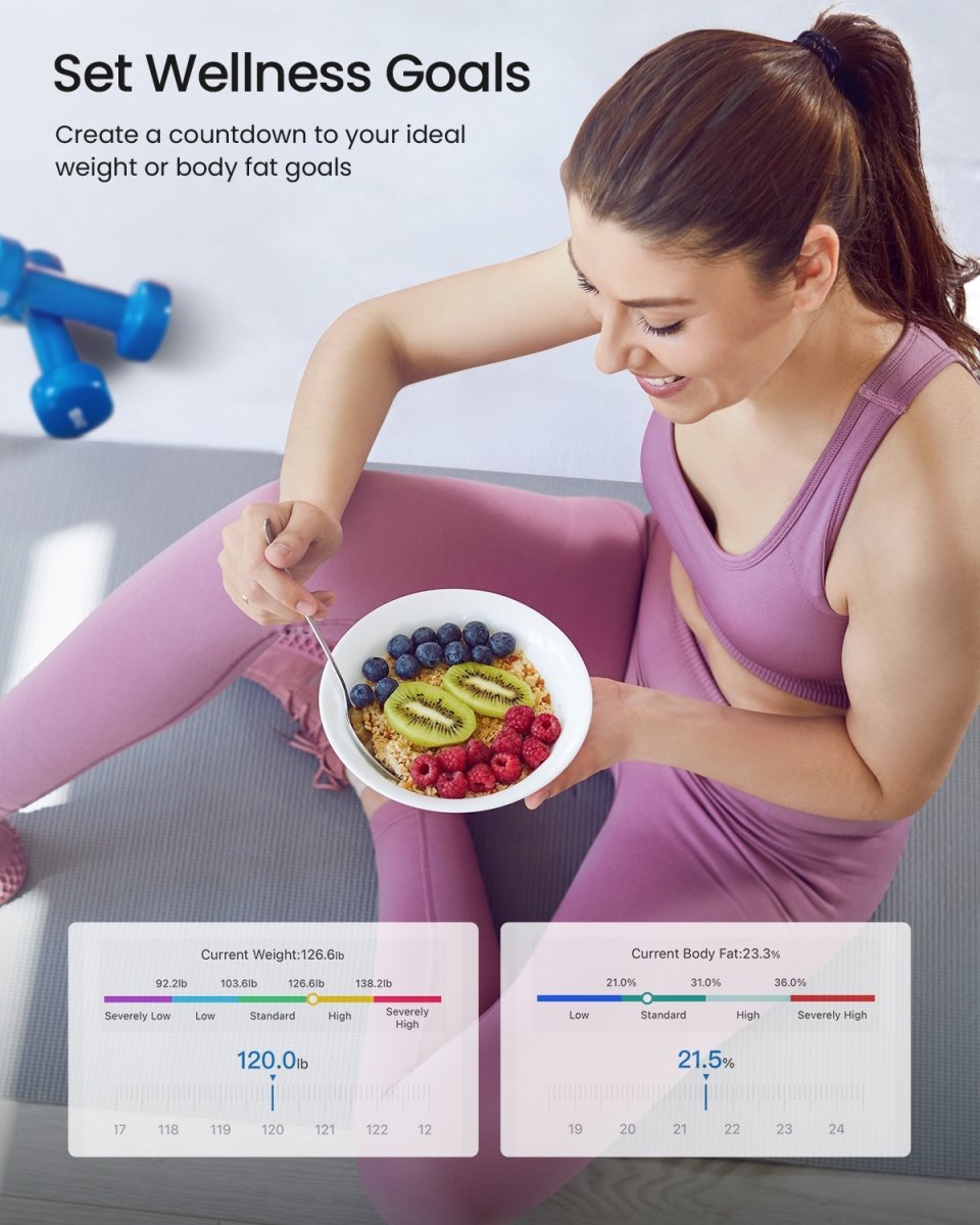 RENPHO Elis 1C Smart Body vægt, hvid