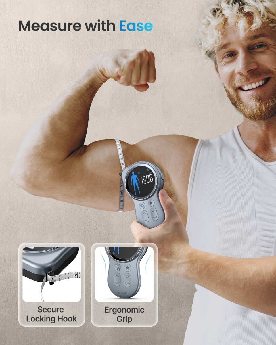 RENPHO Smart Tape Measure+ Large Round Screen