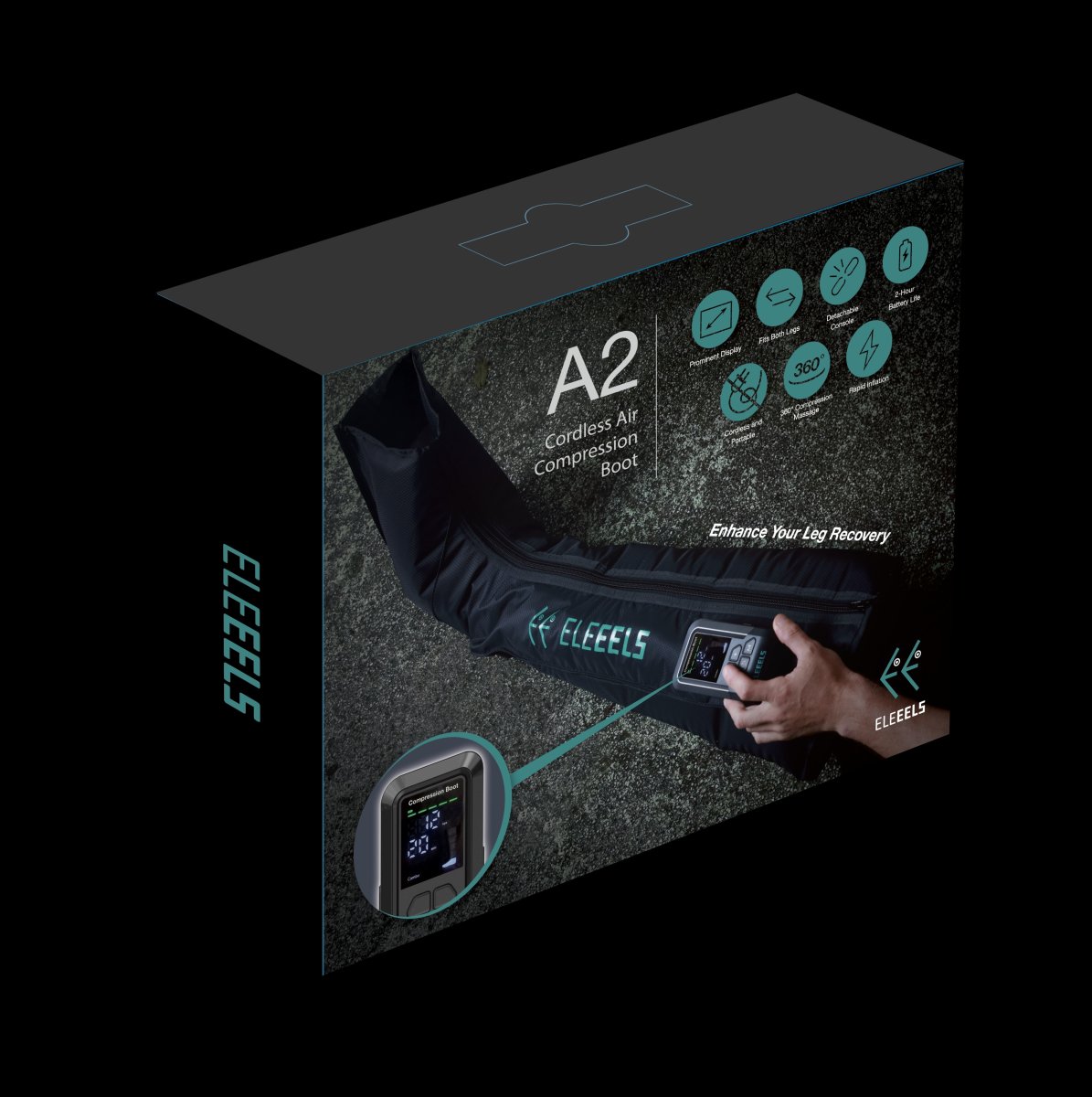 ELEEELS A2 Full Leg Massage, large størrelse