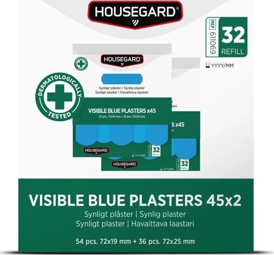 Housegard Sporbare plastre 2x45 stk