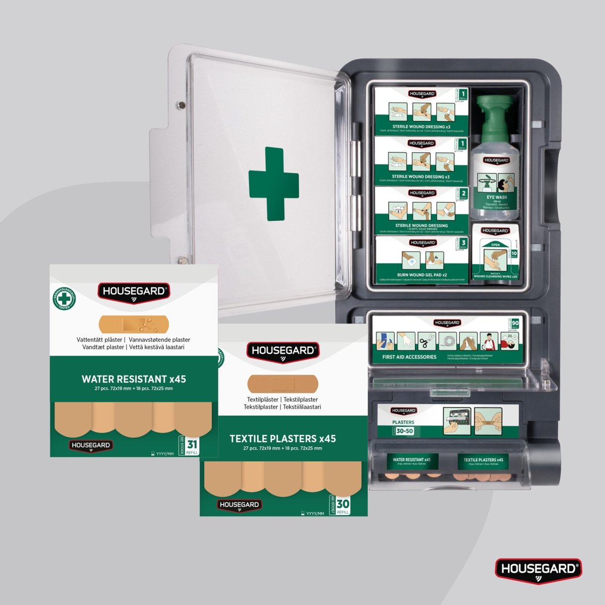 Housegard Tekstilplastre (2x45 stk)