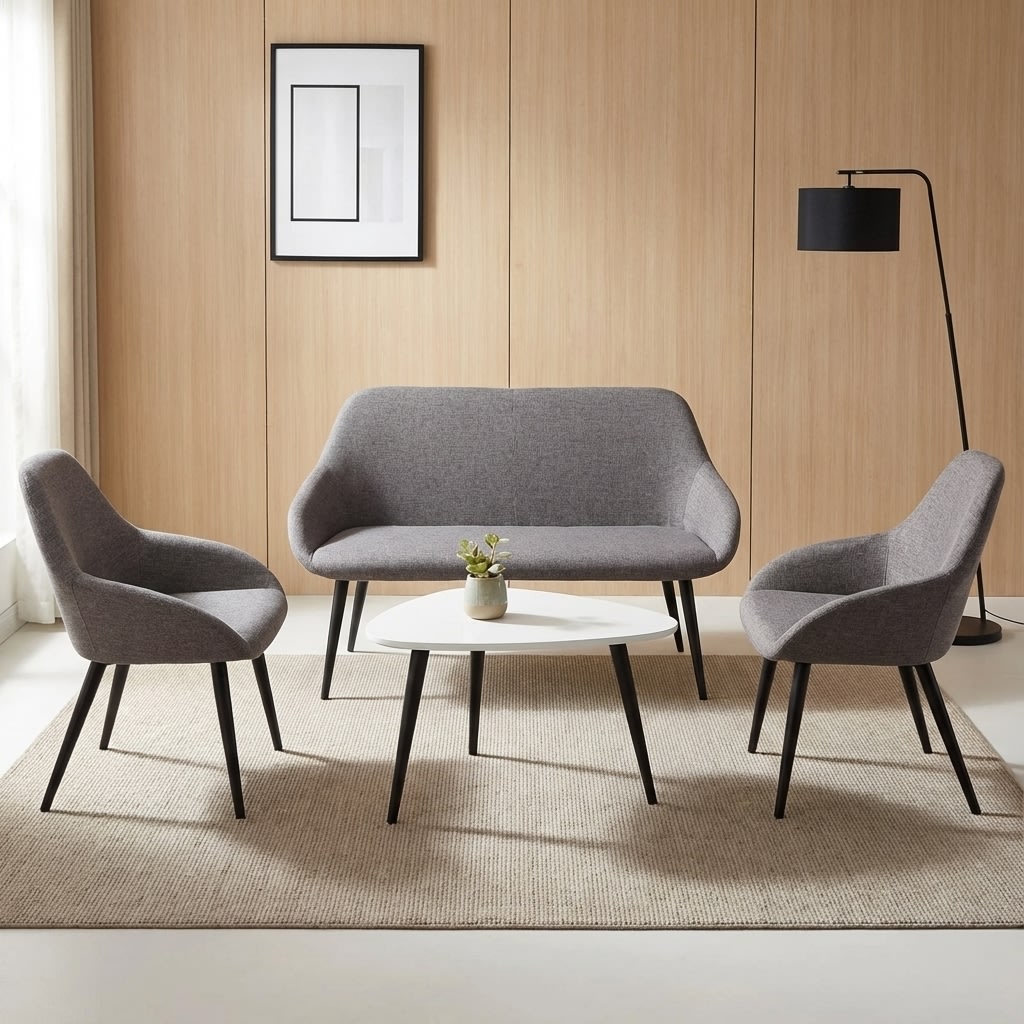 Bello Loungesæt, sofa, 2 stole og bord