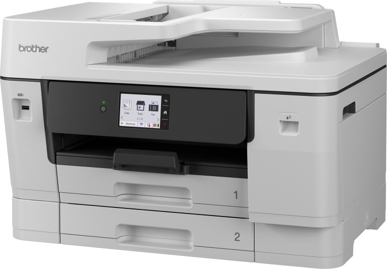 Brother Inkjetprinter, trådløs, alt i en, A3