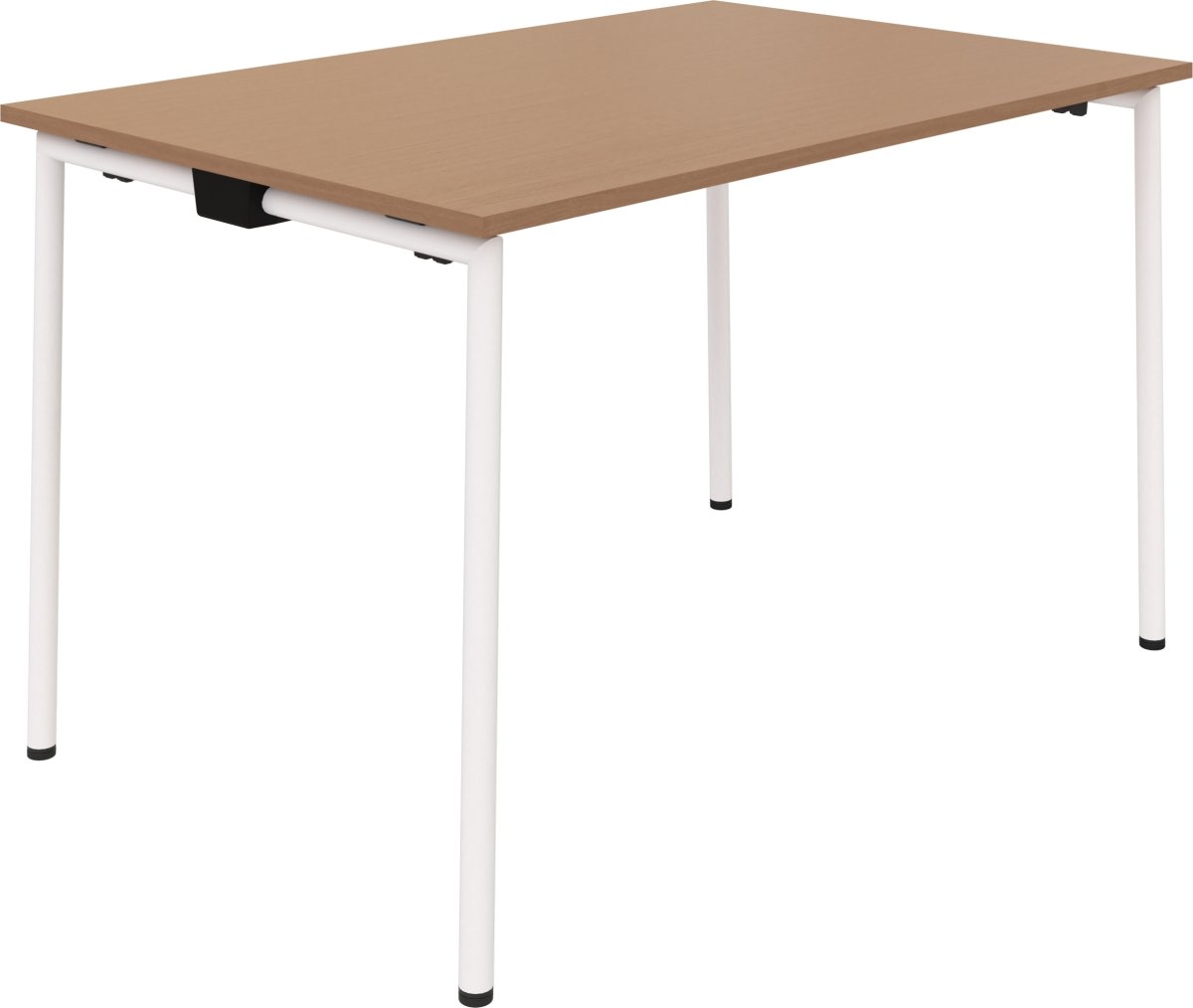 EasyFix Kantinebord 140x80 cm, Bøg decor/Hvid