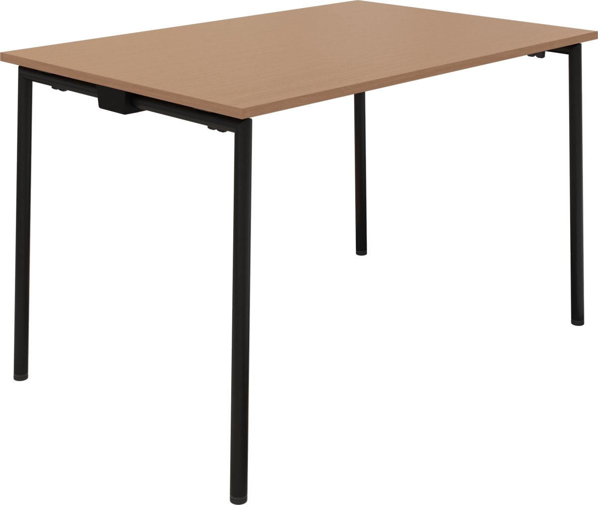 EasyFix Kantinebord 140x80 cm, Bøg/Sort