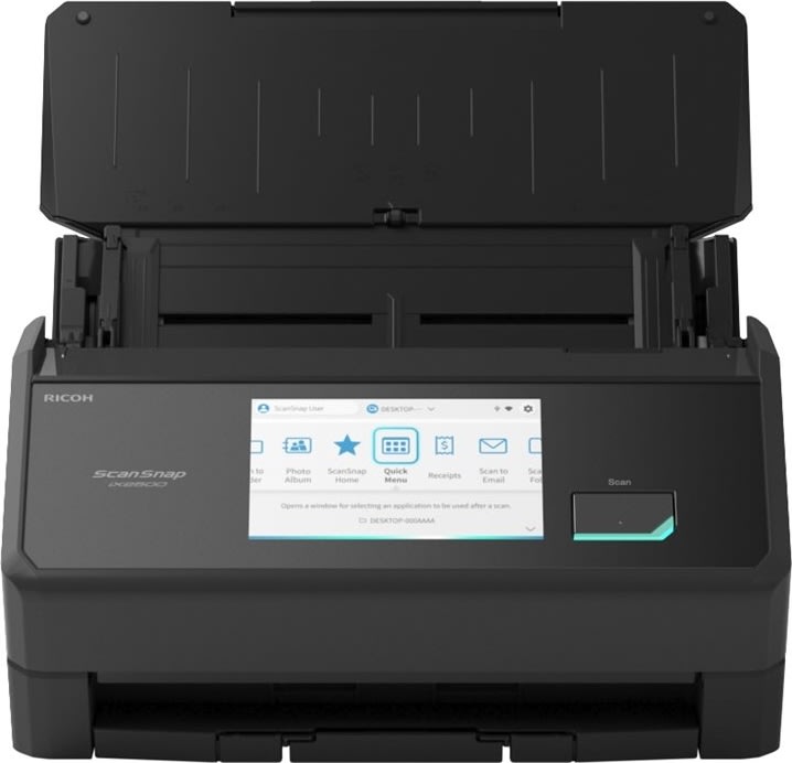 Ricoh ScanSnap iX2500 dokumentscanner, sort