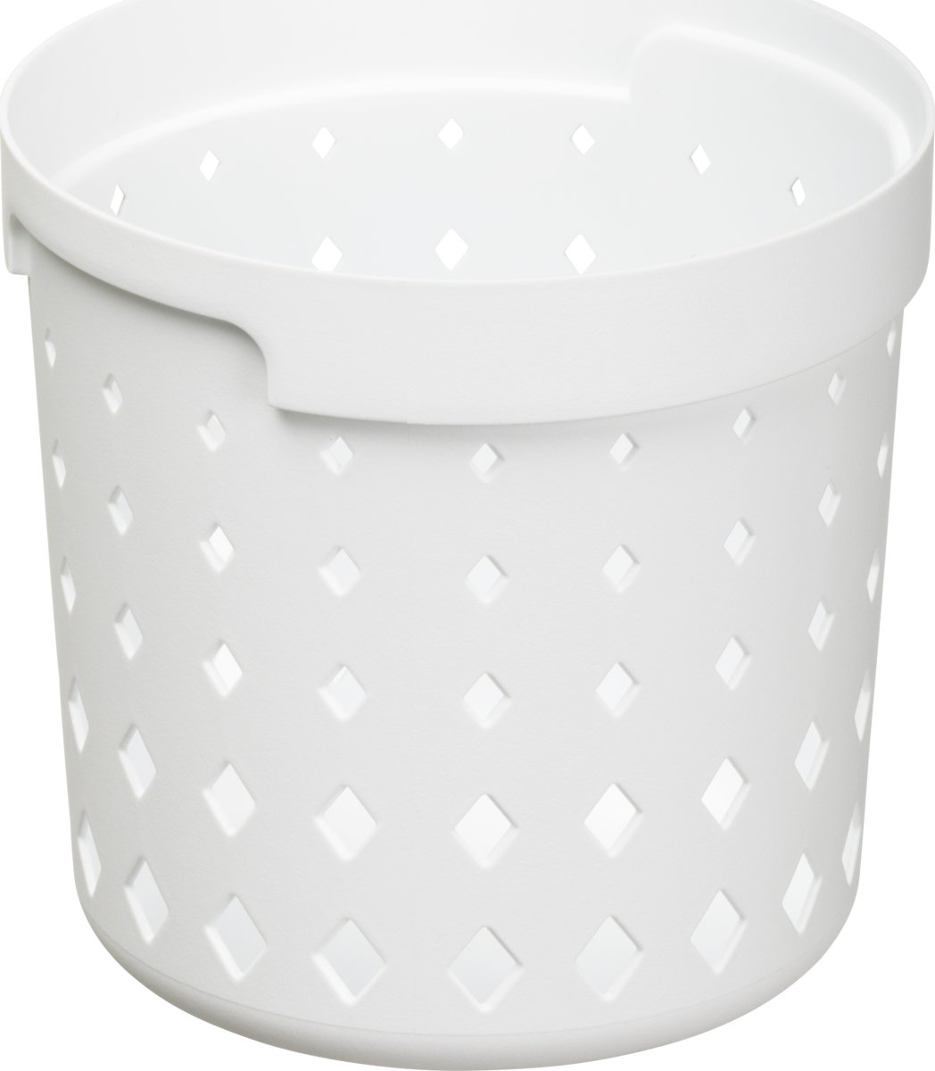 Seoul kurv, rund, medium, hvid